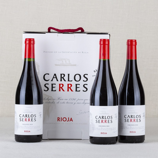 Pack Vino Rioja tinto Carlos Serres